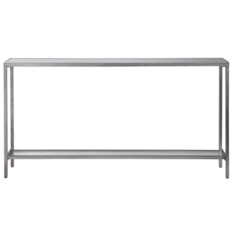 Hayley Console Table in Antiqued Silver Leaf (52|24913)