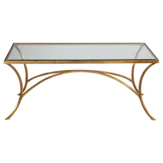 Alayna Coffee Table in Antiqued Gold Leaf (52|24639)