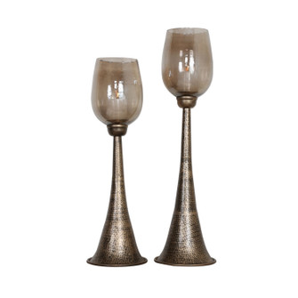 Badal Candleholders, Set/2 in Antiqued Gold (52|18848)