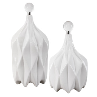 Klara Bottles, S/2 in Polished Nickel (52|17868)