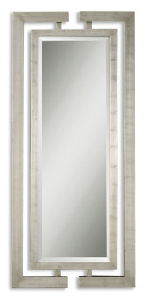Jamal Mirror in Silver Leaf (52|14097B)