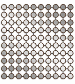 Dinuba Mirror in Antiqued Silver Champagne Leaf (52|12793)