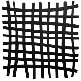Gridlines Wall Decor in Matte Black (52|04293)