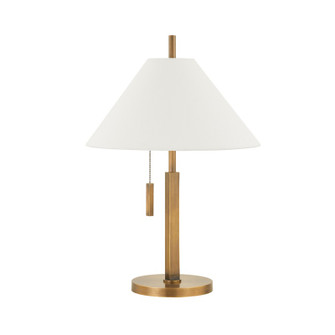 Clic One Light Table Lamp in Patina Brass (67|PTL5722PBR)