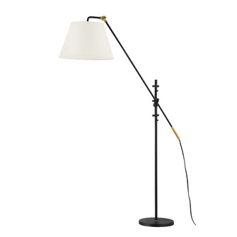Navin One Light Floor Lamp in Patina Brass (67|PFL2678PBRTBK)
