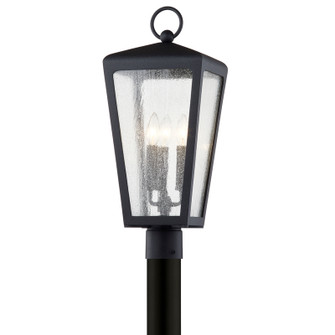 Mariden Three Light Post Lantern in Textured Iron (67|P7605TRN)