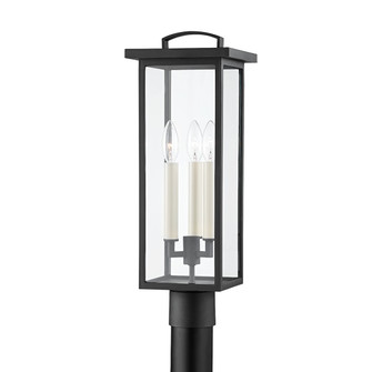 Eden Three Light Outdoor Post Mount in Textured Black (67|P7524TBK)