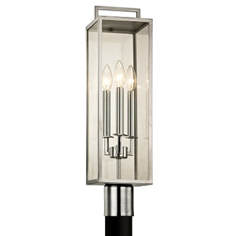 Beckham Three Light Post Lantern in Polished Stainless (67|P6535)