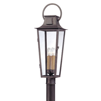 Parisian Square Four Light Post Lantern in Aged Pewter (67|P2965APW)