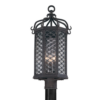 Los Olivos Three Light Post Lantern in Textured Iron (67|P2375TRN)