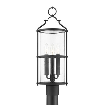 Burbank Three Light Outdoor Post Mount in Textured Black (67|P1321TBK)