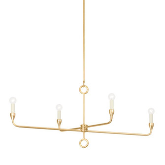 Orson Four Light Island Pendant in Vintage Gold Leaf (67|F9544VGL)