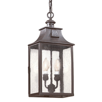 Newton Two Light Hanging Lantern in Soft Off Black (67|F9004SFB)