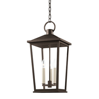 Soren Three Light Outdoor Lantern in Textured Bronze W/ Hl (67|F8911TBZH)