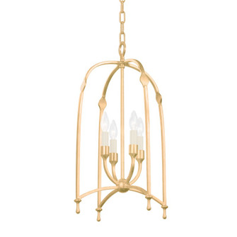 Rhett Four Light Lantern in Vintage Gold Leaf (67|F8815VGL)