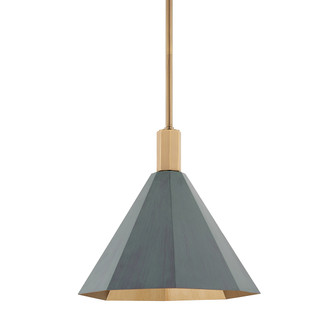 Huntley One Light Pendant in Patina Brass (67|F8315PBRVER) Huntley One Light Pendant in Patina Brass (67|F8315PBRVER)