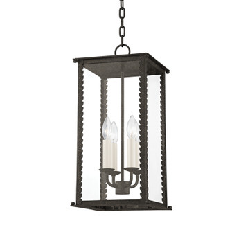 Zuma Four Light Outdoor Lantern in French Iron (67|F6710FRN)