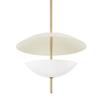 Dion Three Light Pendant in Patina Brass (67|F6624PBRSSD)