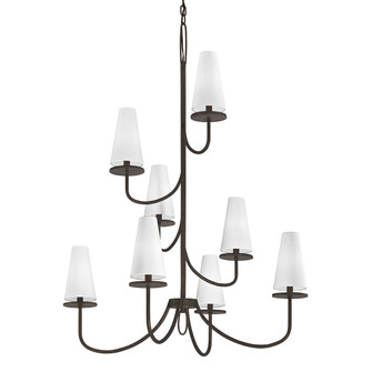 Marcel Eight Light Chandelier in Textured Bronze (67|F6298TBZ)