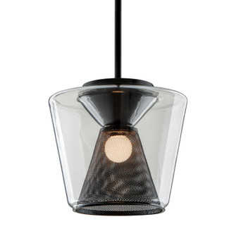 Berlin One Light Pendant in Soft Black (67|F5851SBK)