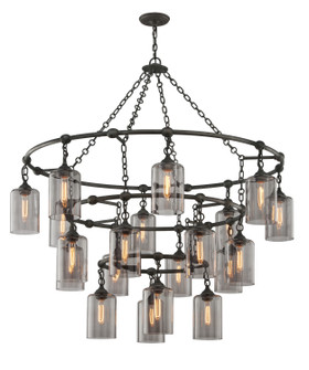 Gotham 20 Light Chandelier in Aged Silver (67|F4426)