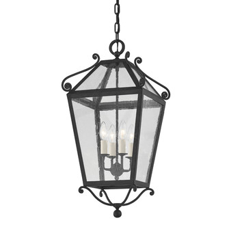 Santa Barbara County Four Light Outdoor Lantern in French Iron (67|F4128FRN)