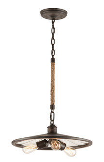 Brooklyn Three Light Pendant in Brooklyn Bronze (67|F3145)