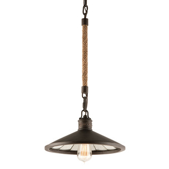 Brooklyn One Light Pendant in Heritage Bronze (67|F3144HBZ)