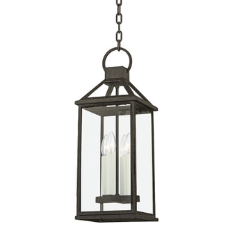 Sanders Four Light Outdoor Lantern in French Iron (67|F2749FRN)