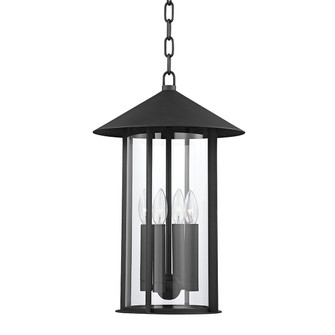 Long Beach Four Light Outdoor Lantern in Textured Black (67|F1913TBK)