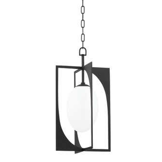 Enzo One Light Lantern in Black Iron (67|F1213BI)