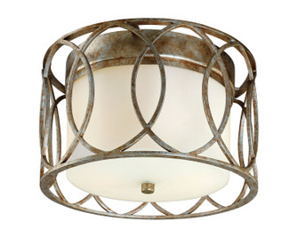 Sausalito Two Light Flush Mount in Silver Gold (67|C1280SG)
