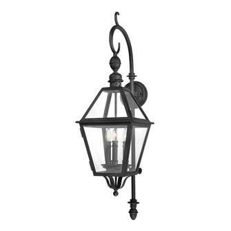 Townsend Three Light Wall Lantern in Textured Black (67|B9622TBK)