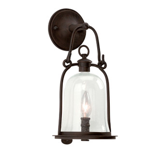 Owings Mill One Light Wall Lantern in Textured Black (67|B9461TBK)