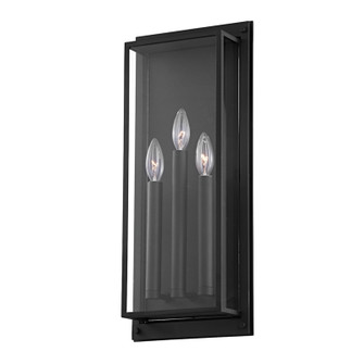 Winslow Three Light Outdoor Wall Sconce in Textured Black (67|B9103TBK)