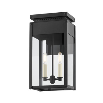 Braydan Two Light Outdoor Wall Sconce in Texture Black (67|B8517TBK)