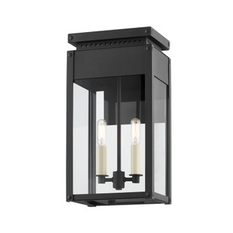 Braydan Two Light Outdoor Wall Sconce in Textured Black (67|B8517TBK)