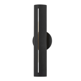 Brandon Two Light Wall Sconce in Textured Black (67|B7881TBK)
