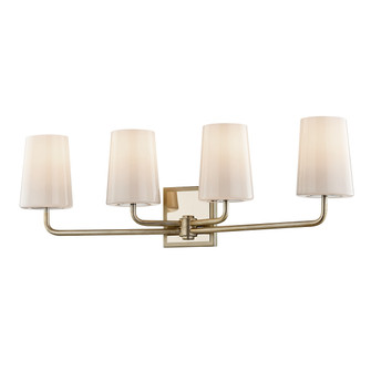 Simone Four Light Bath and Vanity in Warm Silver Leaf (67|B7694WSLPN)