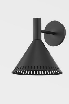 Atticus One Light Wall Sconce in Soft Black (67|B7661SBK)