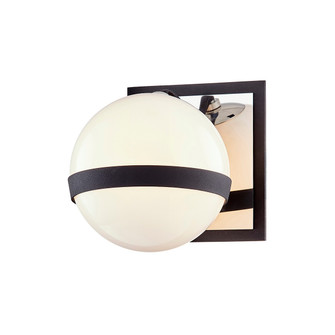 Ace One Light Vanity in Carbide Blk With Polished Nickel Accents (67|B7481)