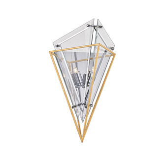 Epic Two Light Wall Sconce in Gold Leaf (67|B7141)