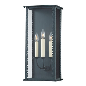 Zuma Three Light Outdoor Wall Sconce in Verdigris (67|B6713VER)