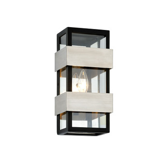 Dana Point One Light Wall Mount in Black With Brushed Stainless (67|B6521)