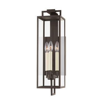 Beckham Three Light Outdoor Wall Sconce in Textured Bronze (67|B6382TBZ)