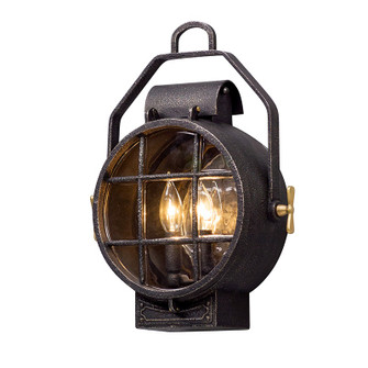 Point Lookout Two Light Wall Lantern in Aged Pewter (67|B5031APW)