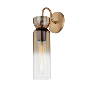 Julian One Light Wall Sconce in Patina Brass (67|B3615PBR)