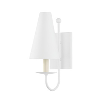 Idris One Light Wall Sconce in Gesso White (67|B3301GSW)