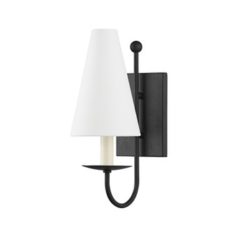 Idris One Light Wall Sconce in Forged Iron (67|B3301FOR)