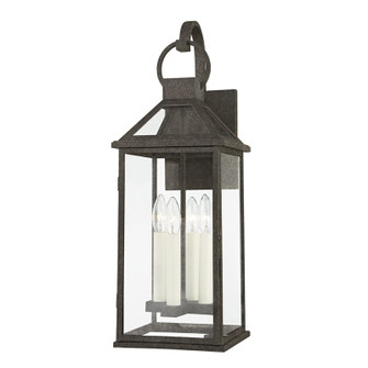 Sanders Four Light Outdoor Wall Sconce in French Iron (67|B2743FRN)